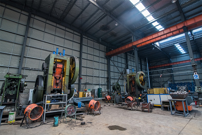 湖州网架配件-锥头加工车间